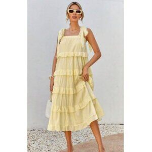 NWOT Yellow Sundress